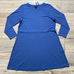 J.Jill Womens Wearever Collection Long Sleeve A-Line Dress Petite Large No Belt‎